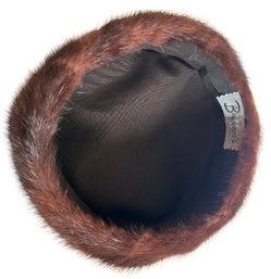 Bambergers Fur Winter Hat With Box Casing - 24' Circumference