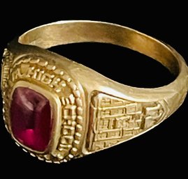 1979 Vintage Class Ring, Ottawa High School, 1979, With Gemstone, Initials 'DH'