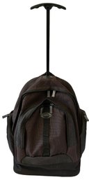 Travel Backpack/ Luggage With Wheels - Handle Is 11'