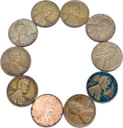 Pennies: 1951, 1958, 1944, 1957, 2008, 1936, 1953, 1956