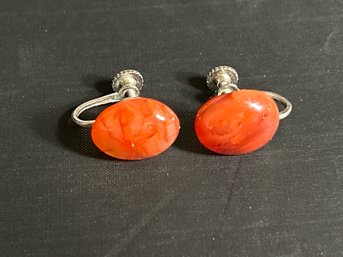 Carnelian Earrings- 5.39g