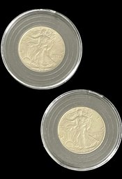 Commemorative Half Dollar Coins 1943, 1940 - In Protective Cases