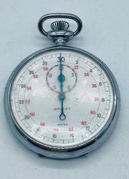 Swiss Gallet Pocket Watch. Untested. Numbered. Jules Racine & Co. Marked: 'property Of N.C.F.F.A.