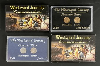 Westward Journey Commemorative Coins, Series II, Gold Edition, 2005, Ocean In View, American Bison