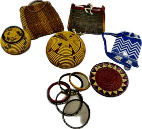 Woven Baskets, Bags & Bracelets