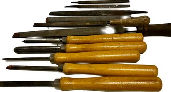 Set Of Wood Lathe Tools & Files