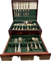 Romance Of The Sea Sterling Silverware Set By Wallace Sterling (56 Pieces)