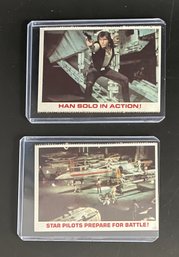 Trading Cards: Star Wars, 1977, Han Solo, Star Pilots Prepare For Battle