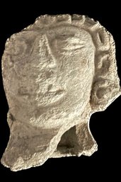 Small Stone Head Figurine
