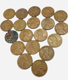 Pennies: 1952D, 1958, 1957, 1944S, 1956D, 1948D 1954D, 1956D, 1955D, 1953D, 1957D, 1946, 1953D, 1926, 1946S