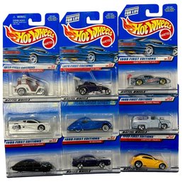 Collection Of Hotwheels: 1999 First Editions, Ford Truck, Mustang, And More