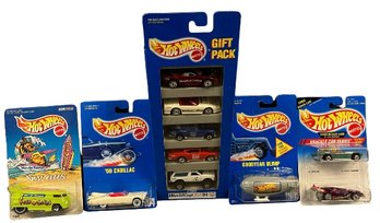 Set Of Hotwheels Gift Pak, Goodyear Blimp, Krackle Car Series And More