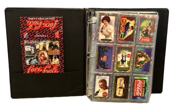 A Book Of Coca Cola Collectors Cards In Binder,  Series 1 - 10x12x1