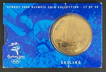 Sidney 2000 Olympic Coin Collection, 17 Of 28. Sailing.