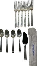 Sterling Tiffany & CO Silverware Set (6 Forks, 4 Spoons, 1 Butterknife)