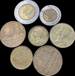 Coins: Italy, France, And Others