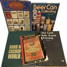 Collection Of Large Books Including 1902 Edition Of Sears, Roebuck Catalogue & More