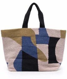 CLOSED Tekla Patchwork Design Tote Bag - Large Oversized