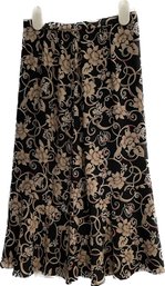 Sag Harbor. Ladies Flair Midi Skirt. Size 10 Petite. 32 Inches Long.