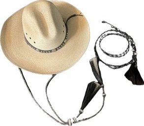 Mens Bronco Cowboy Hat By Dallas Hats, Size 7 1/4
