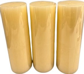 Restoration Hardware Pillar Candles - Some Dents, 12in Tall