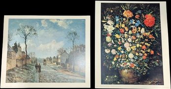 Art Prints, Vase With Flowers And Streets