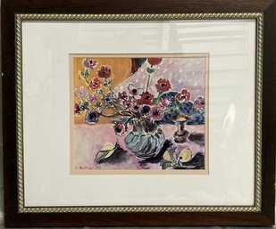 Floral Replica Print From Artist H.Matisse