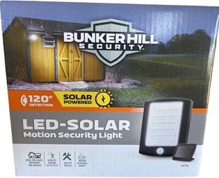 Bunkerhill LED-SOLAR Motion Security Light - New In Box