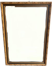 Tarnished Brass Toned Mirror 29x41