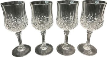 (4) Crystal Glasses