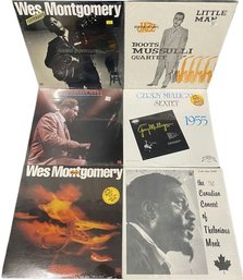 6 Unopened Vinyl Records From Theolonious Monk, Wes Montgomery And Many More