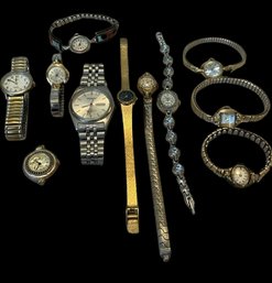 Gold And Silver Toned Watches. Watches Are Untested.