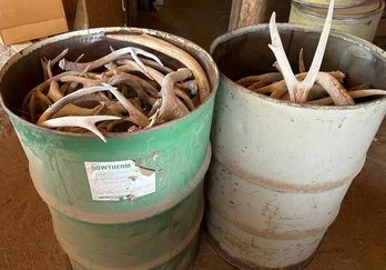 Two Barrels Of Antlers