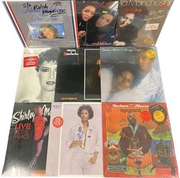 (9) Unopened Vinyl Collection Including, Melissa Manchester, Barbara Mason And Many More