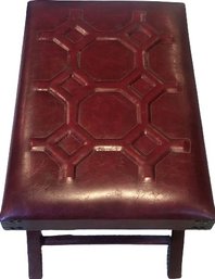 Red Foot Stool 24x16x16H
