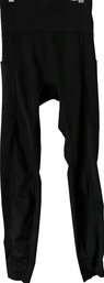 SPORTSWEAR, Ladies Black Yoga Leggings, Size Small, Side Pockets