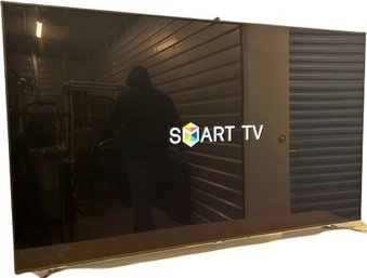 Samsung 75in Smart TV With 4 Pairs Of 3D Glasses- Working, Missing Remote