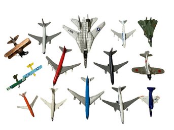 Collection Of Toy Airplanes (Some Damage Pictured)