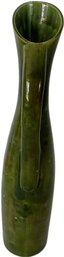 Tall Green Ceramic Vase