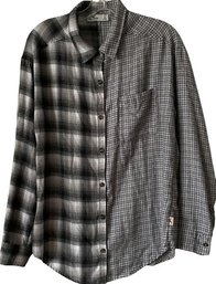 Hollister California, Size Small. Shades Of Gray And Black. Flannel