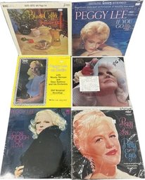 6 Unopened Vinyl Records Of Peggy Lee