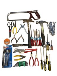 17' Saw, Hammers (14'), Screw Drivers (5-10') & More Tools