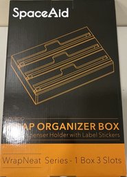 SpaceAid Bamboo Wrap Organizer Box