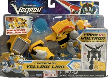 Playmates Voltron Legendary Defender Yellow Lion Combinable Action Figure DreamWorks