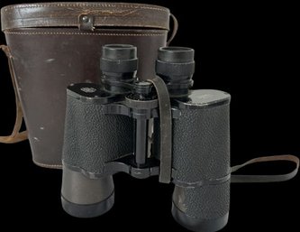 E.Leitz Wetzlar 7x50 Marseptit 547835 Binoculars- Some Chipping To Grip