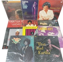 11 Unopened Eartha Kitt Vinyl Records Includes, That Bad Eartha Kitt