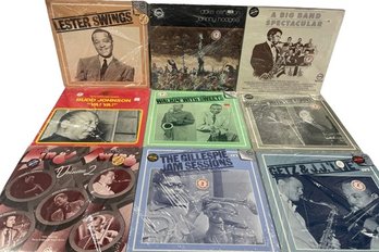 9 Unopened Vinyl Collection Including Budd Johnson, Duke Ellington, Lester Young And Many More