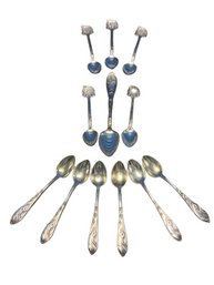 Small Decorative Spoons (12) From Towle And More