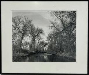 Framed Riverwalk Art Work By Lloyd's Art Center - 24Lx20xW