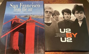 Two Coffee Table Books: San Francisco From The Air  And U2 By U2